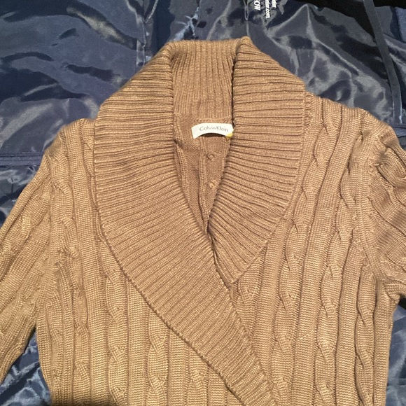 NWOT Calvin Klein Cable Sweater Dress - Picture 2 of 5
